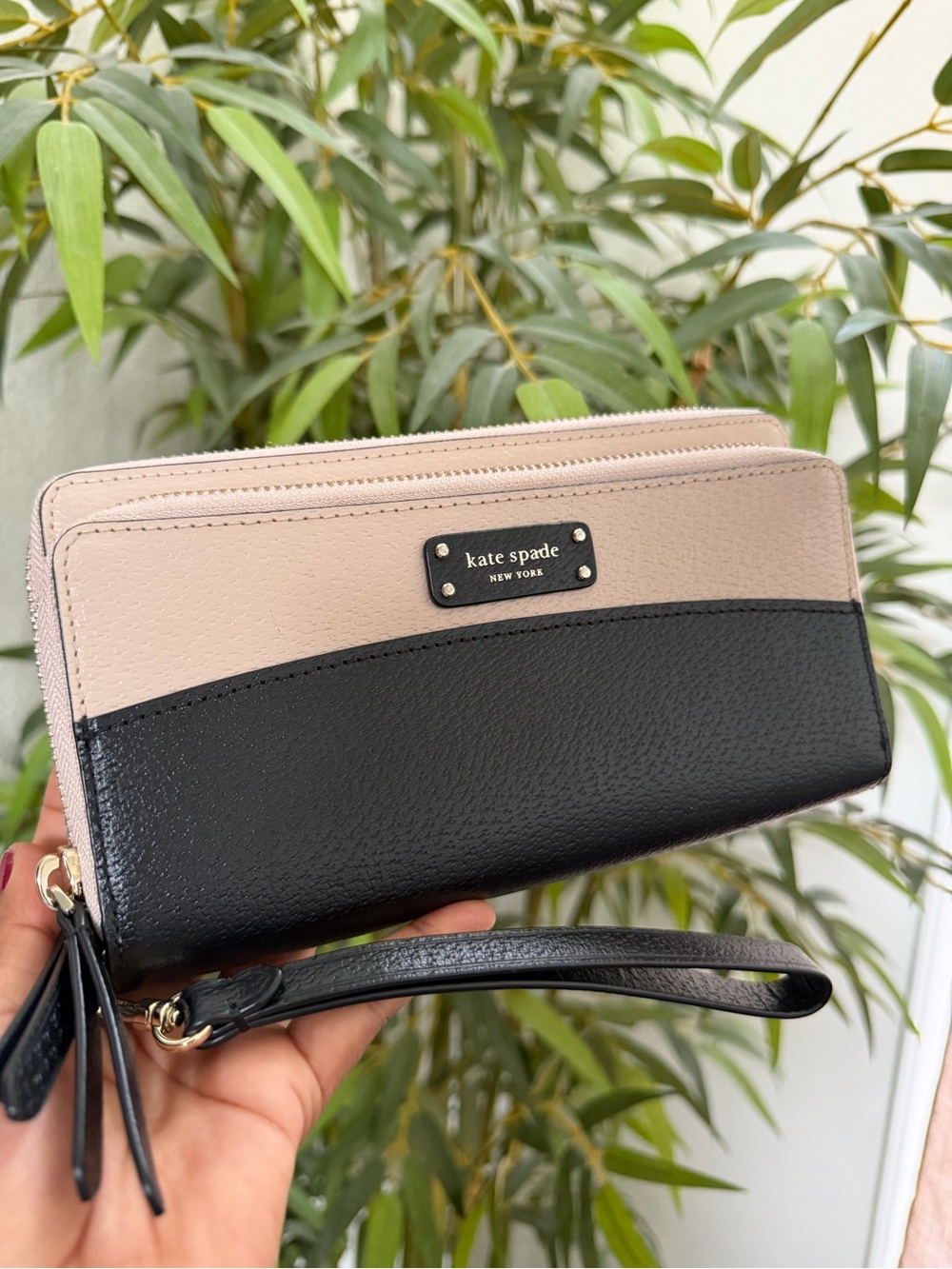 NWOT KATE SPADE Double Zip Clutch Wristlet